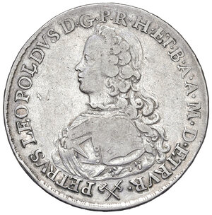 obverse: Granducato di Toscana. Pietro Lepoldo di Lorena (1765-1790). Francescone 1767.