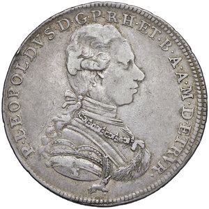 obverse: Granducato di Toscana. Pietro Lepoldo di Lorena (1765-1790). Francescone 1790.