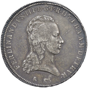 obverse: Granducato di Toscana. Ferdinando III di Lorena (1790-1824). Francescone 1794.