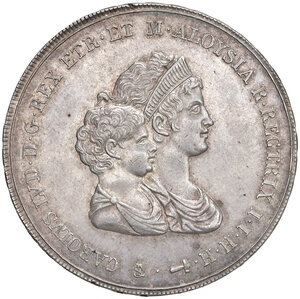 obverse: Regno d Etruria. Carlo Ludovico di Borbone (1803-1807). Dena 1807.