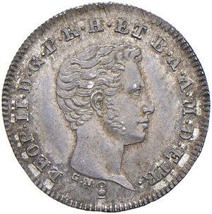 obverse: Granducato di Toscana. Leopoldo II di Lorena (1824-1859). Mezzo Paolo 1839.