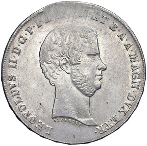 obverse: Granducato di Toscana. Leopoldo II di Lorena (1824-1859). Francescone 1856.