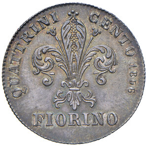 reverse: Granducato di Toscana. Leopoldo II di Lorena (1824-1859). Fiorino 1856.