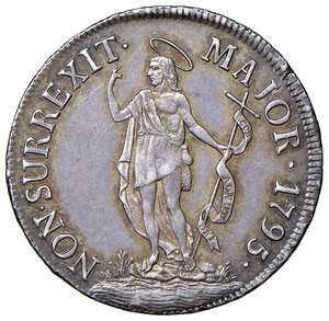 reverse: Repubblica di Genova. Dogi Biennali III Fase (1637-1797). 2 Lire 1795.