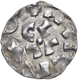 reverse: Lucca. Enrico III / IV / V (1039-1125). Denaro I gruppo.