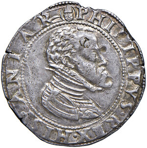 obverse: Milano. Filippo II (1554 - 1598). Quarto di Filippo.