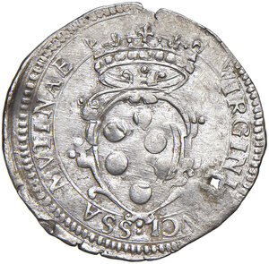 reverse: Modena. Cesare D Este e Virginia De Medici (1598-615). 6 Bolognini.