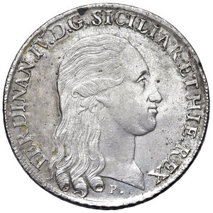 obverse: Regno di Napoli. Ferdinando IV di Borbone (1759-1816). Piastra 1795.