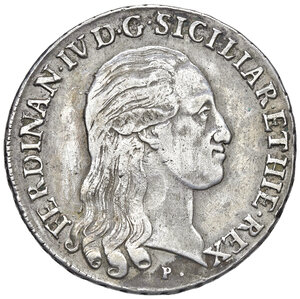 obverse: Regno di Napoli. Ferdinando IV di Borbone (1759-1816). Piastra 1799.