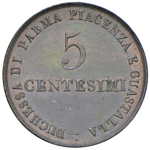 reverse: Parma. Maria Luigia d Austria (1814-1847). 5 Centesimi 1830.