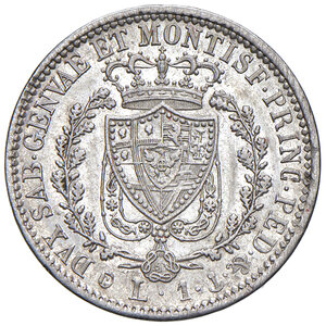 reverse: Regno di Sardegna. Carlo Felice (1821-1831). 1 Lira 1827.