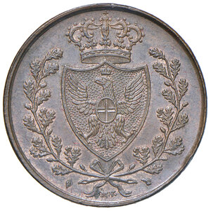 reverse: Regno di Sardegna. Carlo Felice (1821-1831). 5 Centesimi 1826.