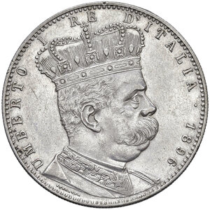 obverse: Colonia Eritrea. Umberto I (1890-1896). 5 Lire 1896.