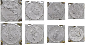 obverse: Monetazione in Lire (1946-2001). Set 4 monete 1947.
