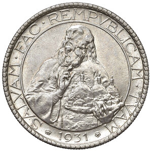 reverse: Vecchia Monetazione (1864-1938). 20 Lire 1931.