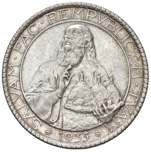 reverse: Vecchia Monetazione (1864-1938). 20 Lire 1935.