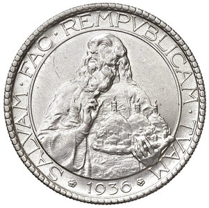 reverse: Vecchia Monetazione (1864-1938). 20 Lire 1936.