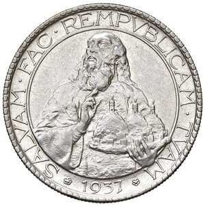reverse: Vecchia Monetazione (1864-1938). 20 Lire 1937.