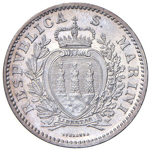 obverse: Vecchia Monetazione (1864-1938). 1 Lire 1906.