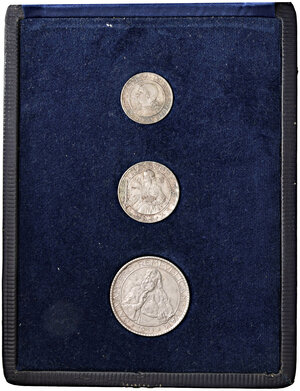 obverse: Vecchia Monetazione (1864-1938). Set 3 Monete ( 5-10-20 Lire) 1933.