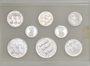 obverse: Nuova Monetazione (1972-2001). Set 1972 Prova in Argento 1972.