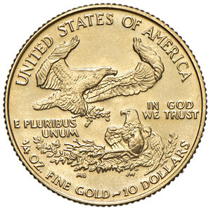 obverse: Stati Uniti. Repubblica Federale (1776-Oggi). 10 Dollari 1986.