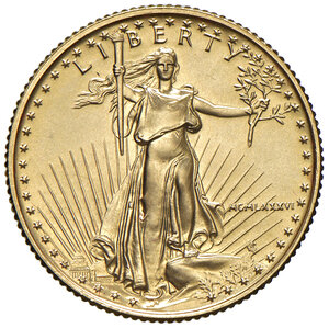 reverse: Stati Uniti. Repubblica Federale (1776-Oggi). 10 Dollari 1986.