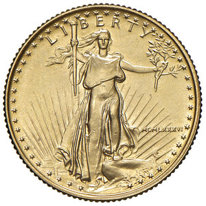 reverse: Stati Uniti. Repubblica Federale (1776-Oggi). 10 Dollari 1986.