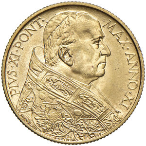 obverse: Pio XI (1929-1938). 100 Lire 1932.