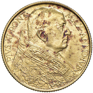 obverse: Pio XI (1929-1938). 100 Lire Giubileo 1933 1934.