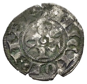 obverse: FERRARA. Nicolò II (1361-1388) o III (1393-1441) d Este. Marchesino. Ag (1,20 g). qBB