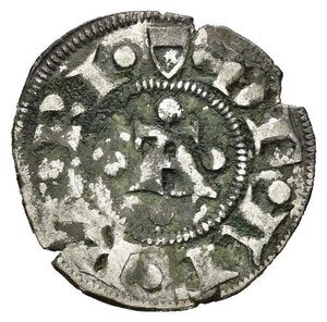 reverse: FERRARA. Nicolò II (1361-1388) o III (1393-1441) d Este. Marchesino. Ag (1,20 g). qBB