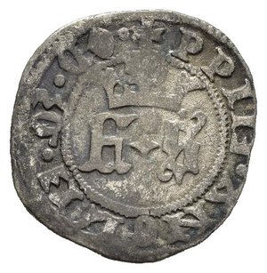 obverse: MILANO. Francesco Sforza (1450-1466). Trillina. Mi (0,89 g). D/ elmo con cimiero a sinistra. R/ sigle FS coronate. MIR 187; Cr. 19. qBB