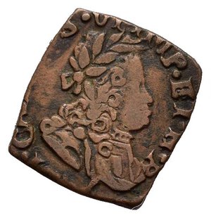 obverse: MILANO. Carlo d’Asburgo (1703-1740). Quattrino (data non visibile). AE (1,6 g). MIR 402. BB