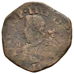 obverse: NAPOLI. Filippo IV di Spagna (1621-1665). Grano 1638. Cu (9,70 g). MB