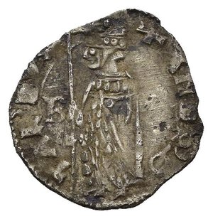 obverse: VENEZIA. Andrea Contarini (1368-1382). Soldino. Ag (0,44 g). D/ il Doge in piedi; R/Leone di Venezia. BB