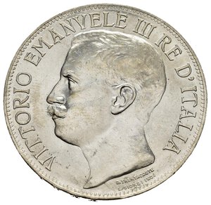 obverse: Regno d Italia. Vittorio Emanuele III (1900-1943). 5 Lire 1911 