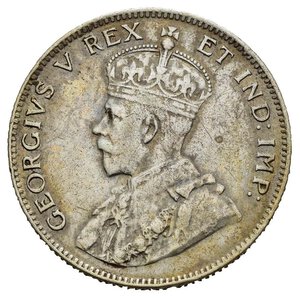 obverse: East Africa and Uganda Protectorates, George V. 50 cents 1919 Ag. (5,80 g). Rarissima. KM#9. BB