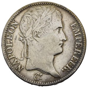 obverse: FRANCIA. Napoleone I, Imperatore. 5 Francs 1810 A (Parigi). Ag. Gad. 584. BB