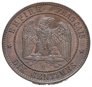 reverse: FRANCIA. Napoleone III. 10 centimes 1853 A. Cu. qFDC/FDC