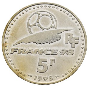 obverse: FRANCIA. 5 Francs 1998 