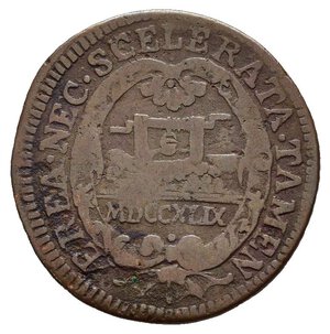 reverse: Wied – Neuwied – Johann Friederich Alexander (1737-1791) - ¼ Stuber 1749 (data con numeri romani) AE (1,8 gr.) - Krause C#5 – Conservazione BB – Raro