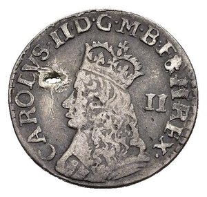 obverse: GRAN BRETAGNA. Charles II (1660-1685). 2 Pence. Ag (0,96 g). Tondello forato. BB