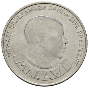 obverse: MALAWI. 10 Kwacha 1974. Ag. FDC