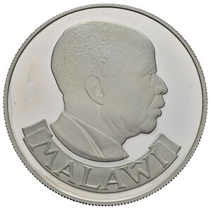 obverse: MALAWI. 10 Kwacha 1978. Ag. Proof