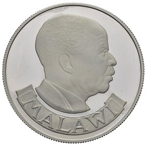 obverse: MALAWI. 5 Kwacha 1978. Ag. Proof