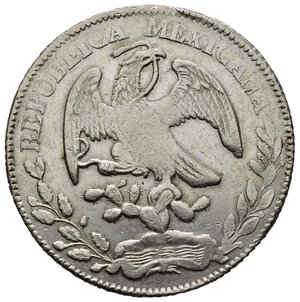 obverse: MESSICO. 8 Reales 1878. Ag. qBB