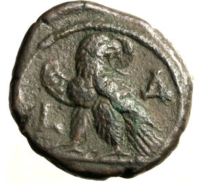 reverse: SALONINA (moglie di Gallieno) Tetradramma per Alessandria. Busto diad a ds. R/ Aquila con corona nel becco. Dattari 5322   (g. 9,39) AE