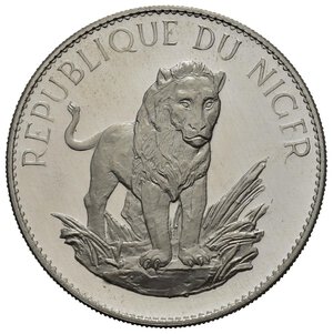 obverse: NIGER. 10 Francs 1968. Segni di pulizia nei campi. Proof