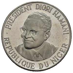 obverse: NIGER. 1000 Francs 1960. Ag. Proof